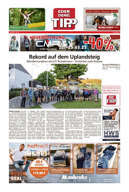 Eder-Diemel Tipp Waldeck vom 17.05.2025