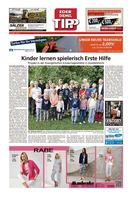Eder-Diemel Tipp Waldeck vom 14.06.2025