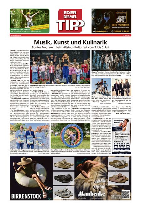 Eder-Diemel Tipp Waldeck vom 21.06.2025