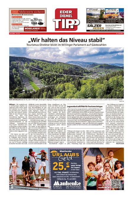 Eder-Diemel Tipp Waldeck vom 12.07.2025