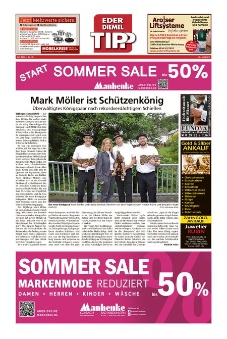 Eder-Diemel Tipp Waldeck vom 26.07.2025