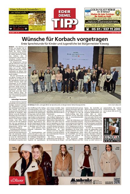 Eder-Diemel Tipp Waldeck vom 27.09.2025