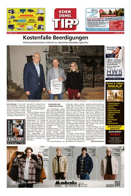 Eder-Diemel Tipp Waldeck vom 18.10.2025