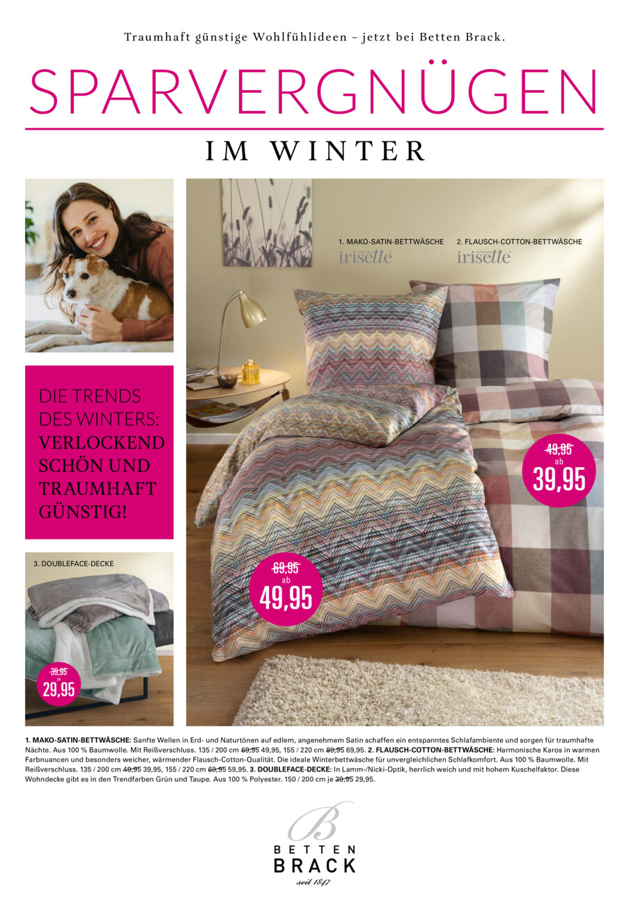 Bettenhaus Brack vom Dienstag, 06.01.2026