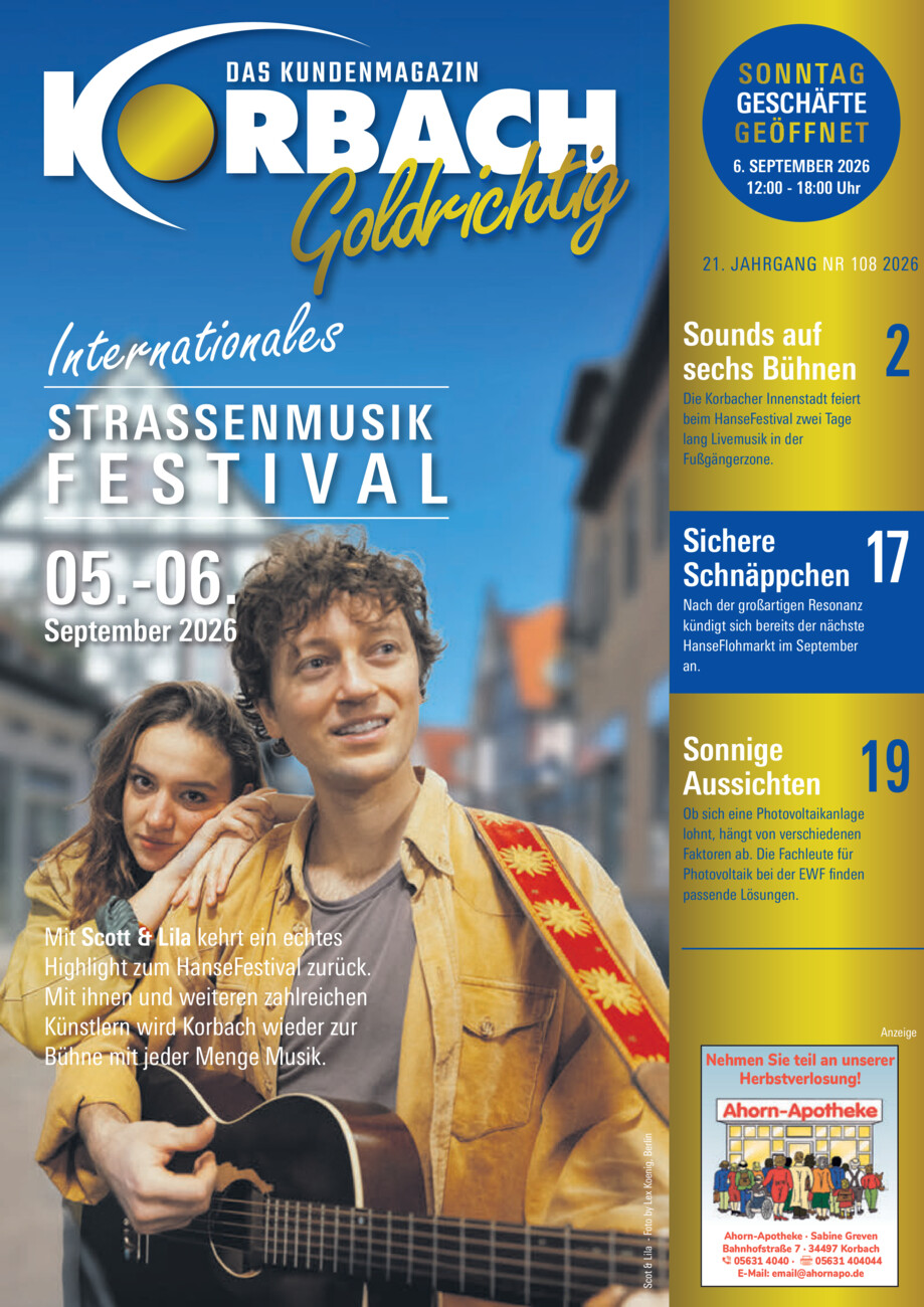 Korbach goldrichtig 35-26 vom Samstag, 29.08.2026