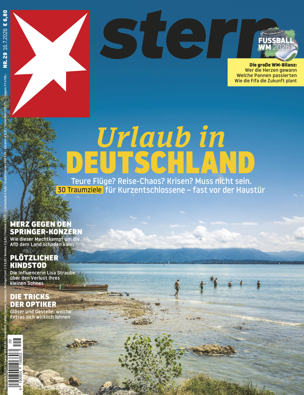 Stern 29-26 vom Samstag, 25.07.2026