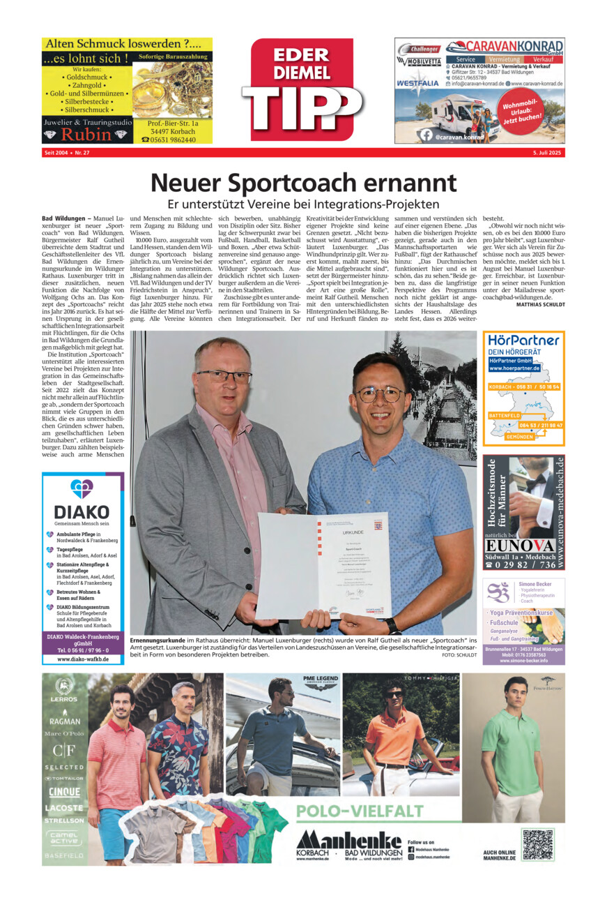 EDT 27-25 vom Samstag, 05.07.2025