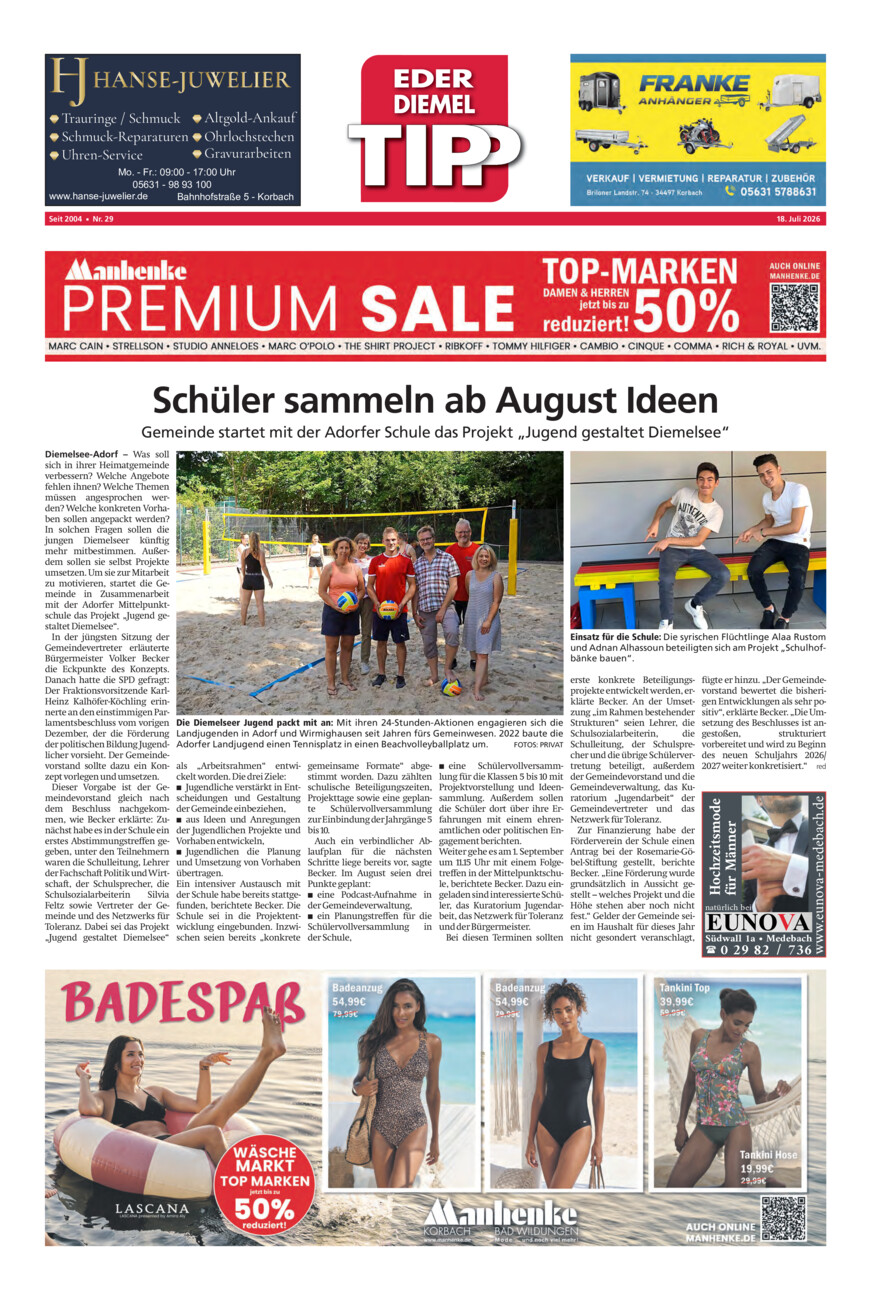 EDT 29-26 vom Samstag, 18.07.2026