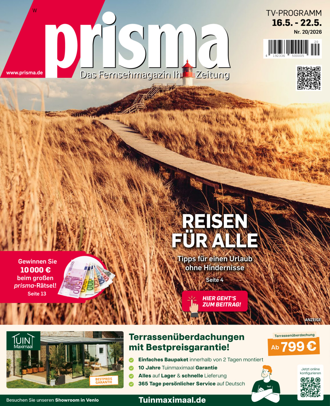 prisma 20-26 vom Freitag, 15.05.2026