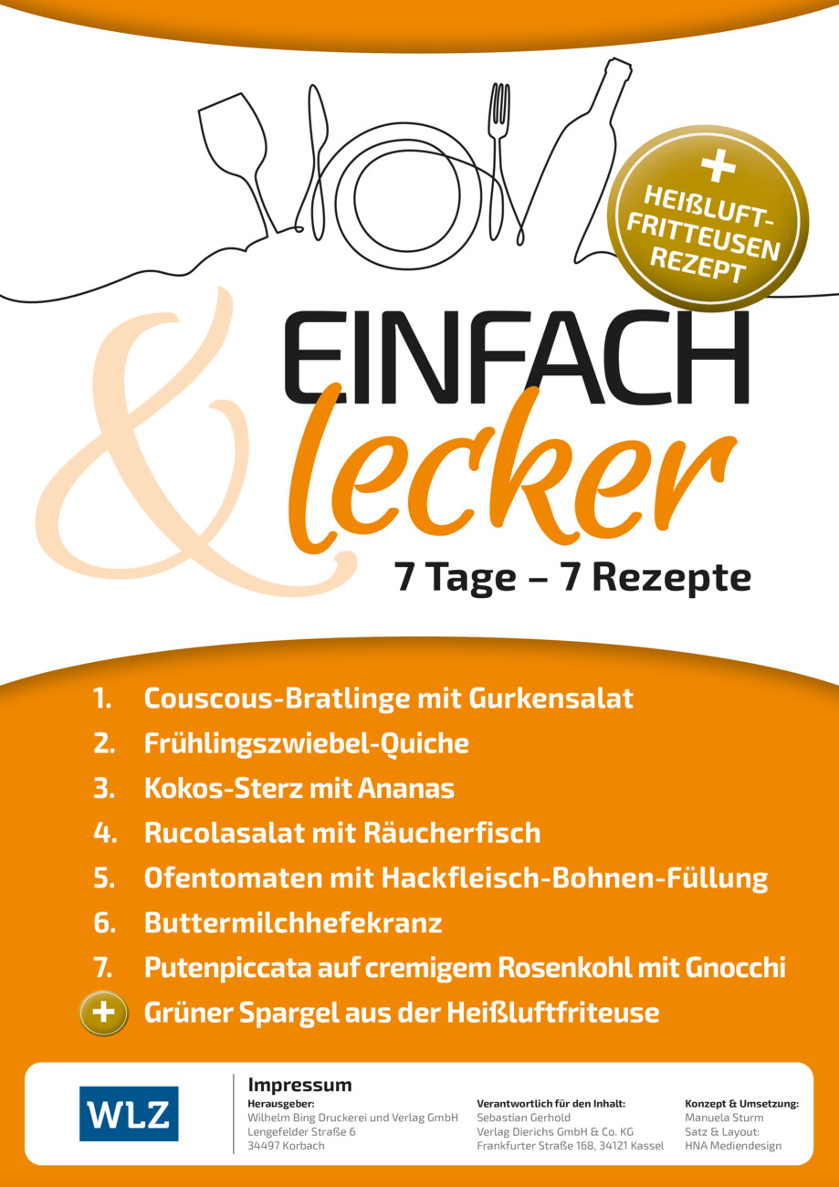 Rezeptheft 17-26 vom Montag, 20.04.2026