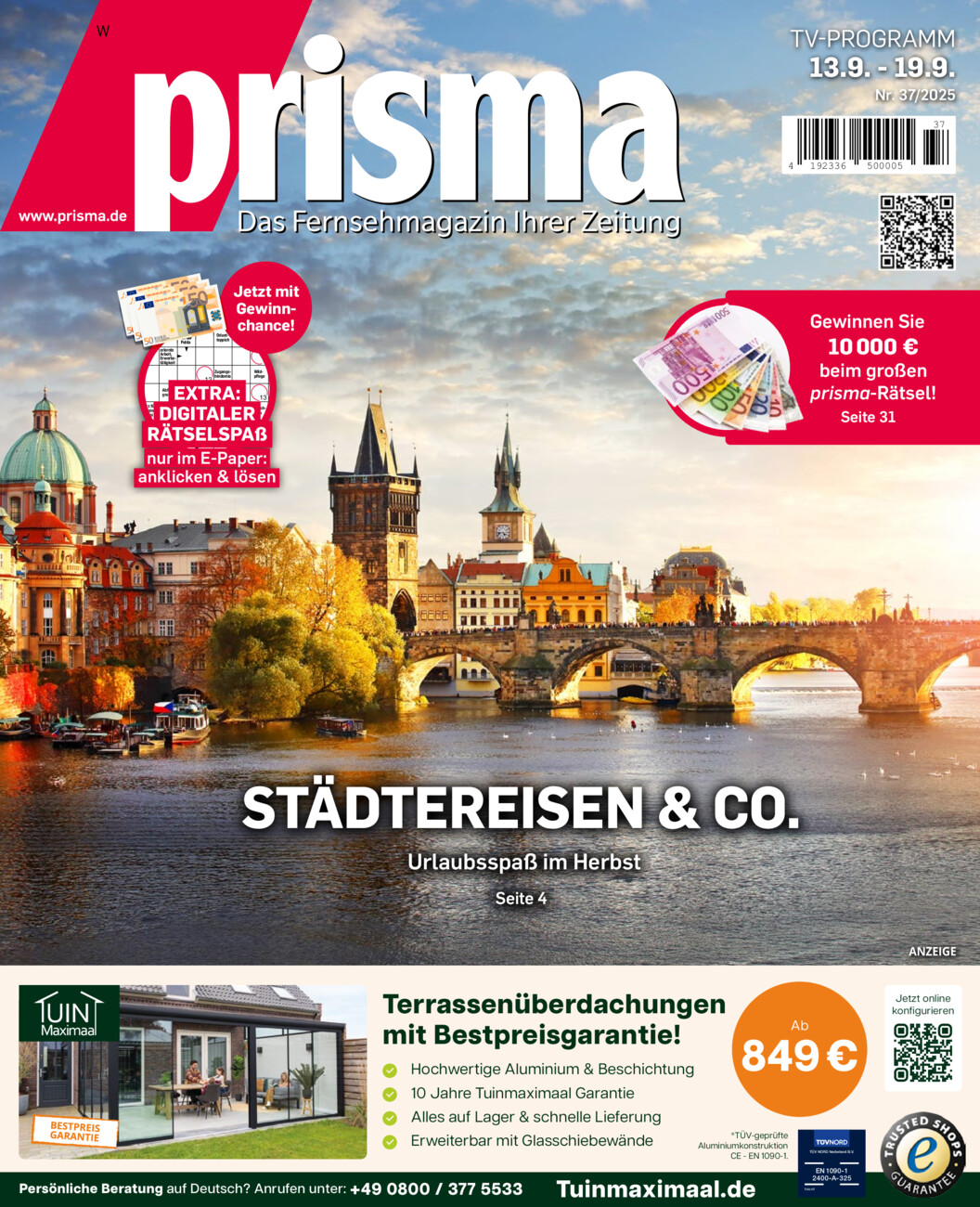 prisma 37-25 vom Freitag, 12.09.2025