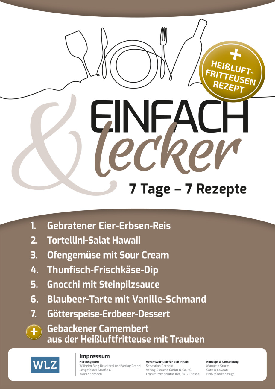 Rezeptheft 34-26 vom Montag, 17.08.2026