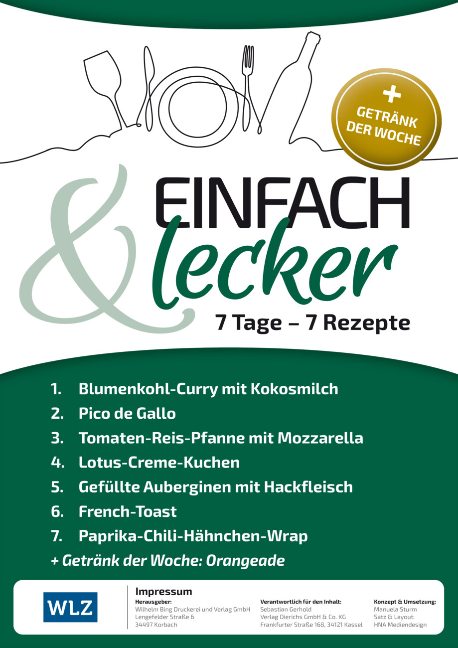 Rezeptheft 25-25 vom Montag, 16.06.2025