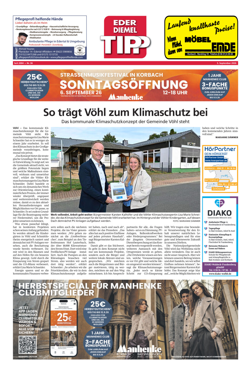 EDT 36-26 vom Samstag, 05.09.2026