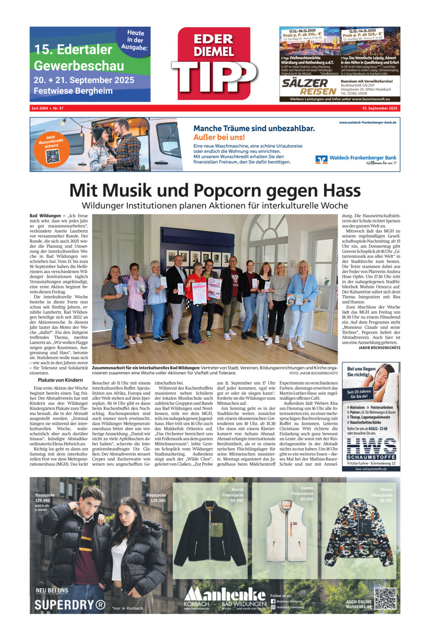 EDT 37-25 vom Samstag, 13.09.2025