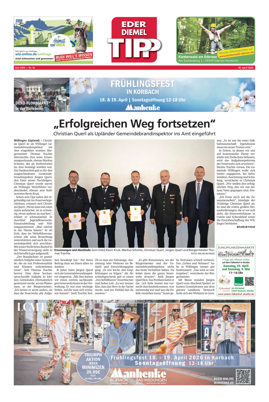 EDT 16-26 vom Samstag, 18.04.2026