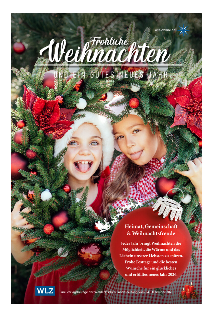 Frohe Weinachten 2025 vom Mittwoch, 24.12.2025