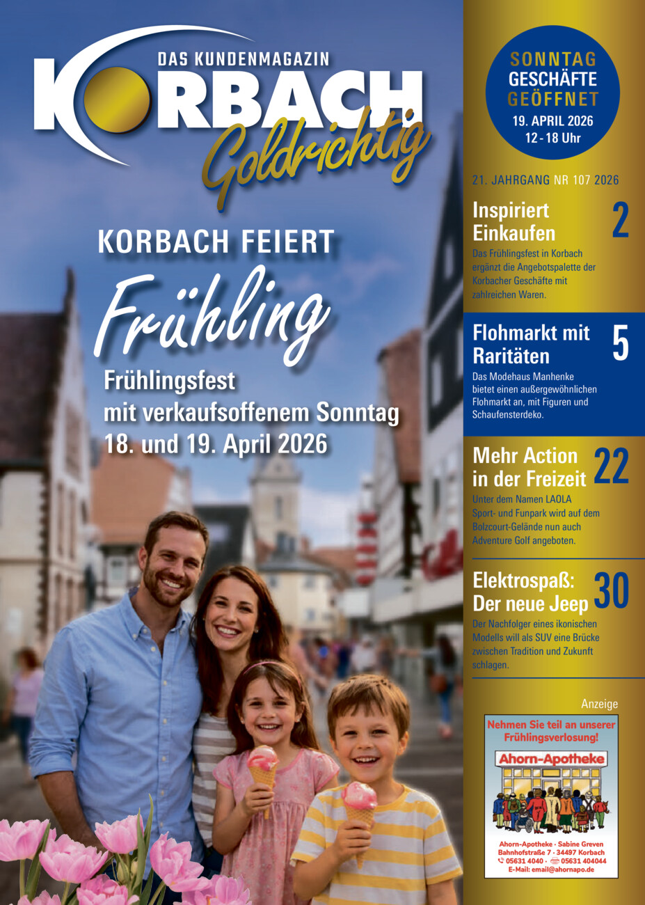 Korbach goldrichtig 107-26 vom Freitag, 10.04.2026