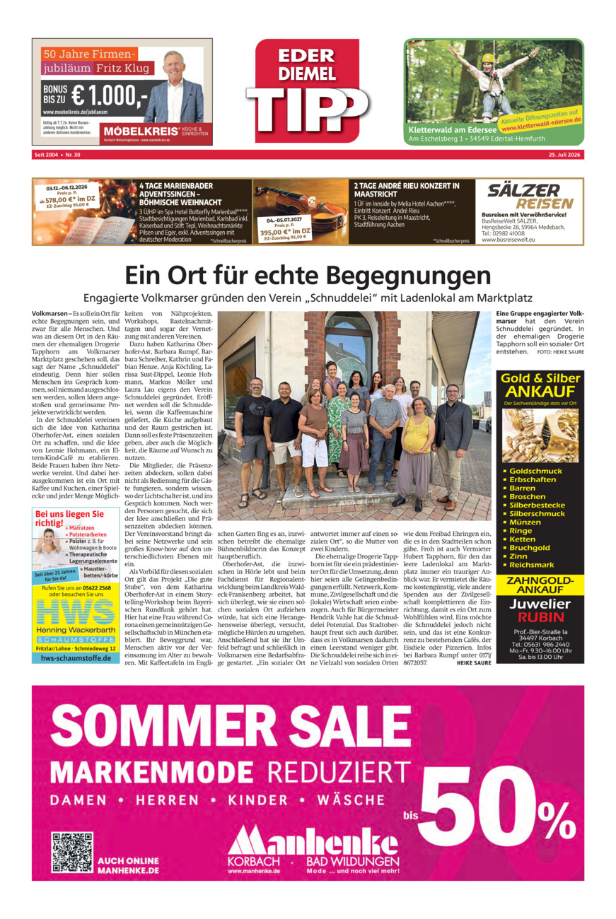 EDT 30-26 vom Samstag, 25.07.2026
