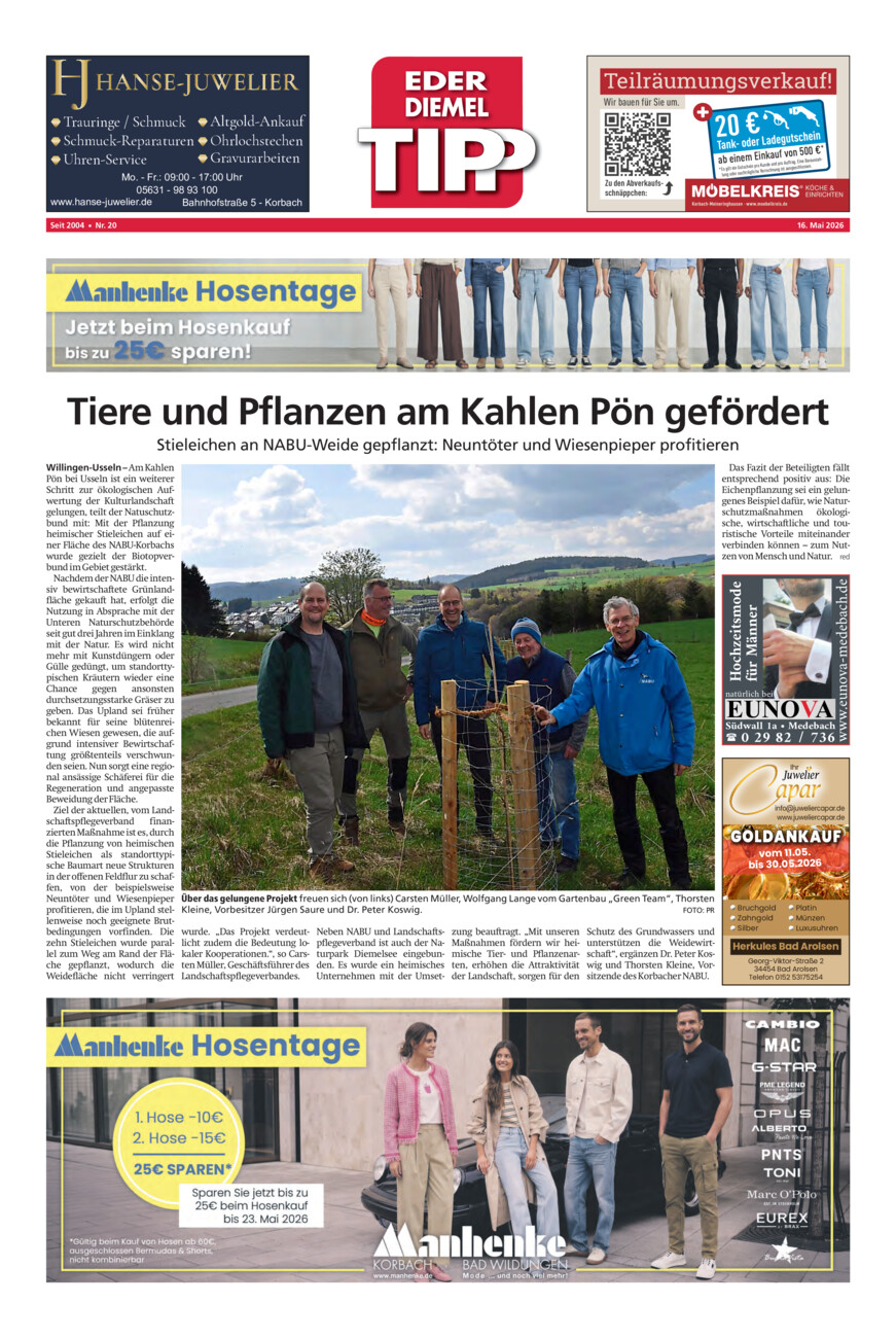 EDT 20-26 vom Samstag, 16.05.2026