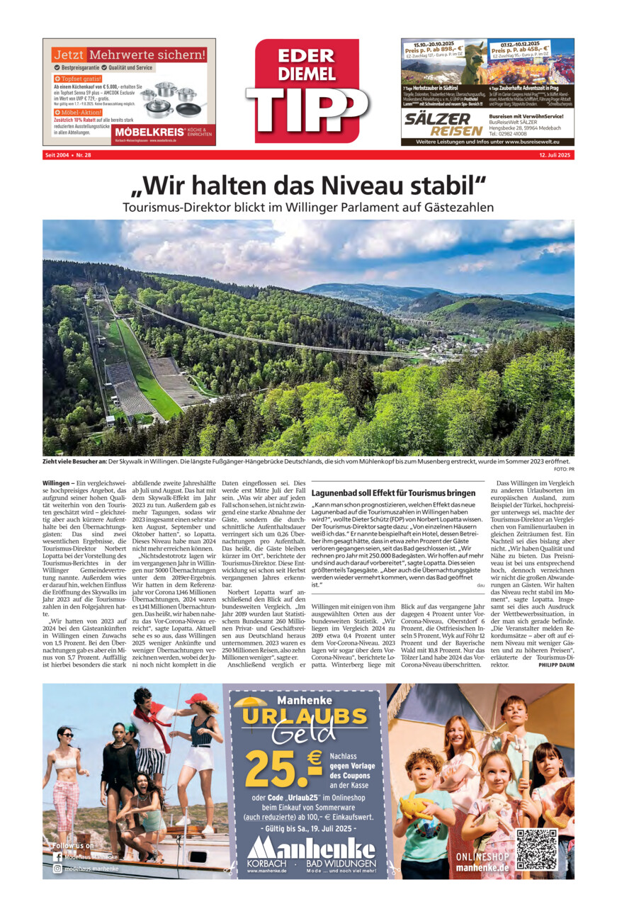 EDT 28-25 vom Samstag, 12.07.2025