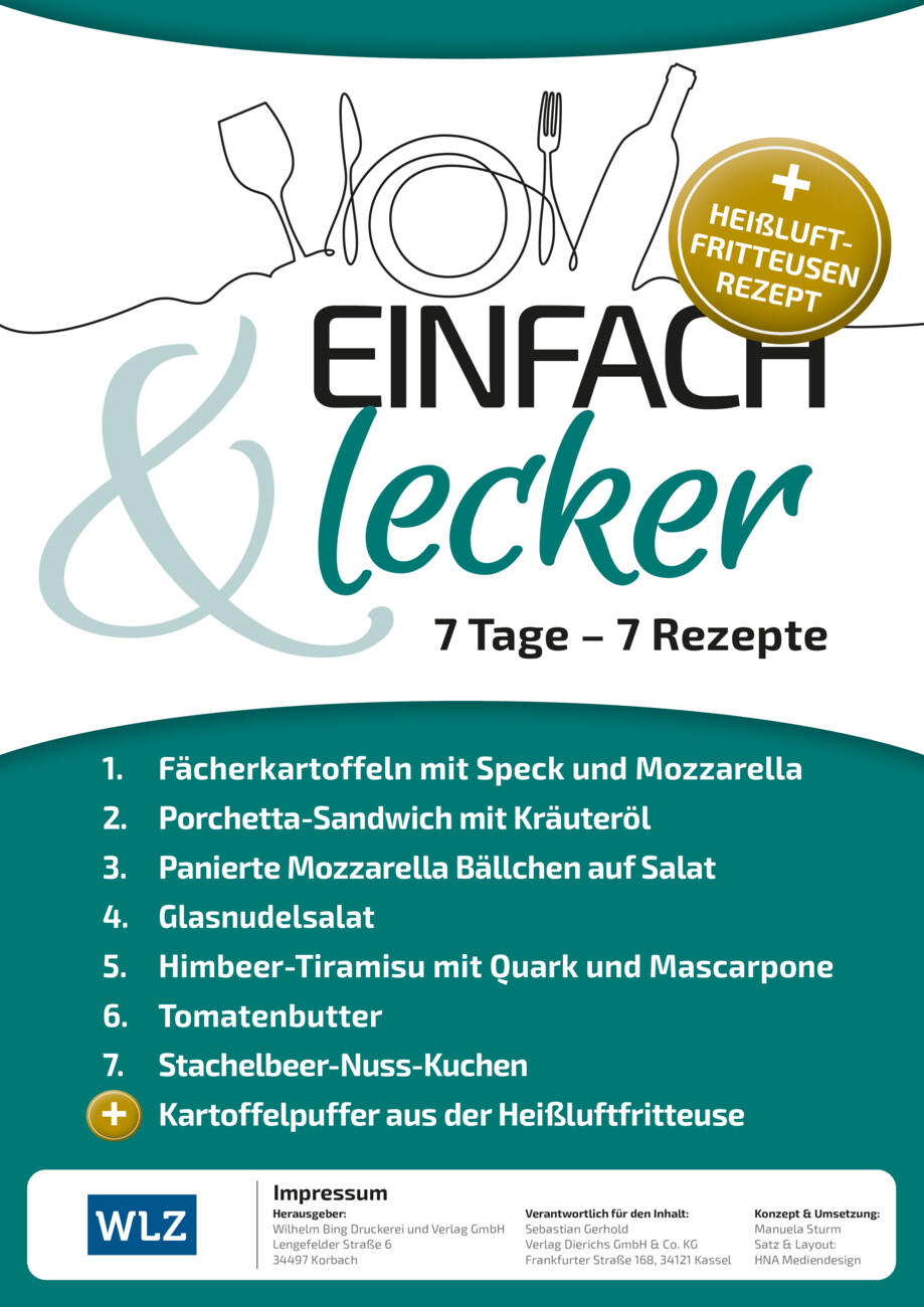 Rezeptheft 29-26 vom Montag, 13.07.2026