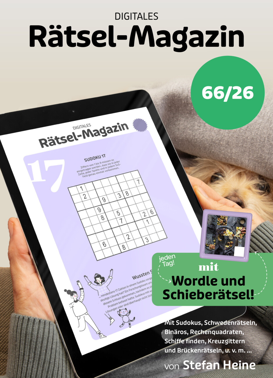 Rätselheft 32-26 vom Mittwoch, 05.08.2026