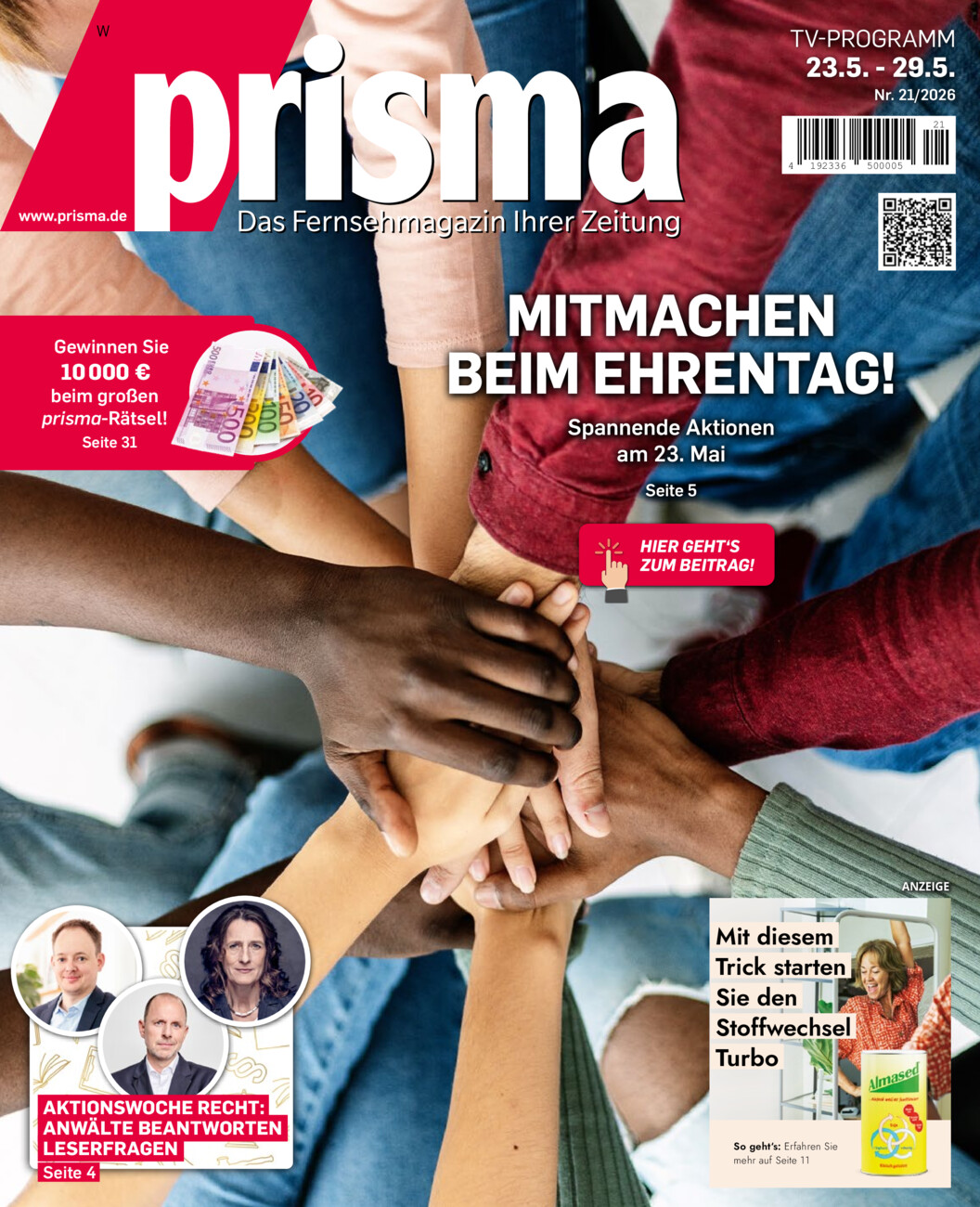 Prisma 21-26 vom Freitag, 22.05.2026