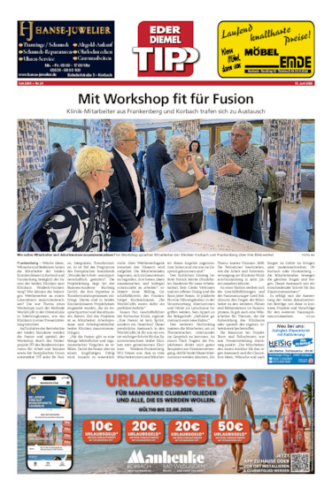 Eder-Diemel Tipp Waldeck vom 13.06.2026