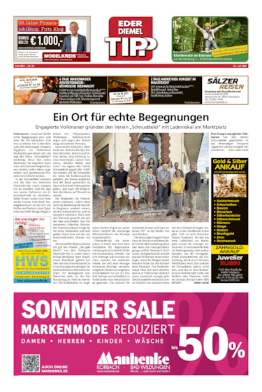 Eder-Diemel Tipp Waldeck vom 25.07.2026