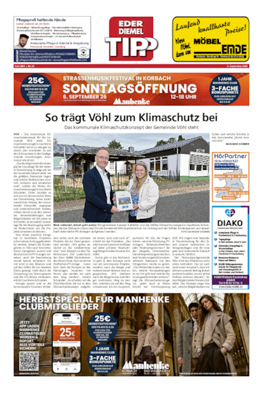 Eder-Diemel Tipp Waldeck vom 05.09.2026
