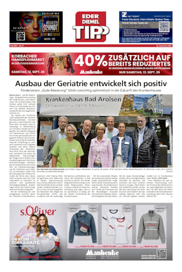 Eder-Diemel Tipp Waldeck vom 12.09.2026
