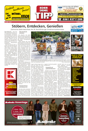 Eder-Diemel Tipp Waldeck vom 10.10.2026