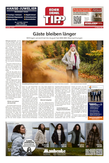 Eder-Diemel Tipp Waldeck vom 17.10.2026
