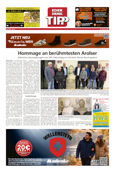 Eder-Diemel Tipp Waldeck vom 24.10.2026